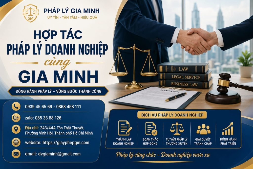 Hợp tác pháp lý doanh nghiệp cùng Gia Minh