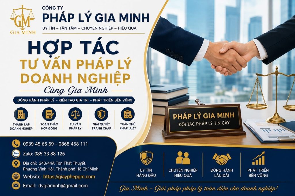 Hợp tác tư vấn pháp lý doanh nghiệp cùng Gia Minh