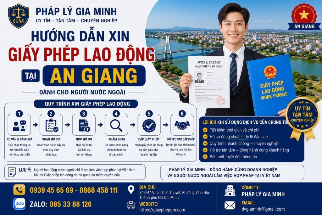 Hướng dẫn xin giấy phép lao động tại An Giang