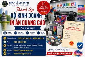 Thành lập hộ kinh doanh in ấn quảng cáo tại Hà Nội