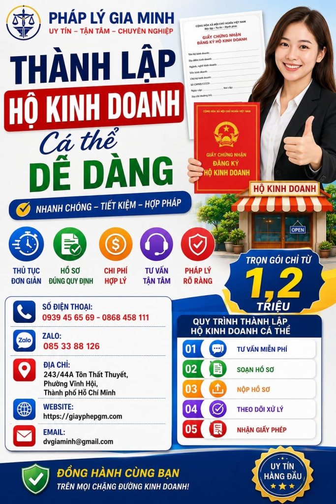 Thành lập hộ kinh doanh khách sạn tại Lâm Đồng