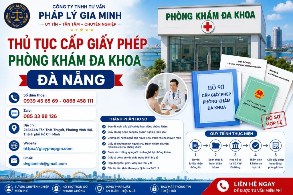 Thủ tục cấp giấy phép phòng khám đa khoa Đà Nẵng