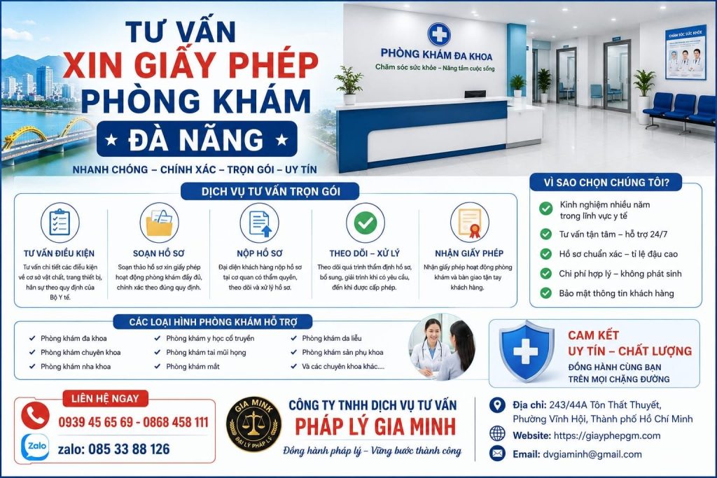 Tư vấn xin giấy phép phòng khám Đà Nẵng