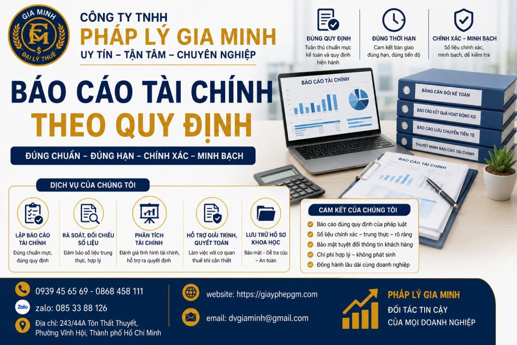 Báo cáo tài chính theo quy định