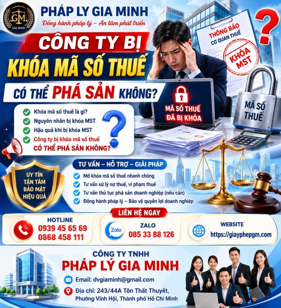 Công Ty Bị Khóa Mã Số Thuế Có Thể Phá Sản Không? Giải Đáp Chi Tiết Theo Quy Định Pháp Luật 1 Công Ty Bị Khóa Mã Số Thuế Có Thể Phá Sản Không