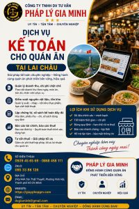 Dịch vụ kế toán cho quán ăn tại Lai Châu