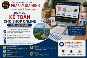 Dịch vụ kế toán cho shop online tại Lai Châu