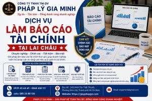 Dịch vụ làm báo cáo tài chính tại Lai Châu