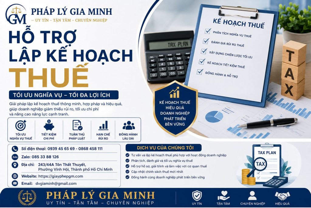 Hỗ trợ lập kế hoạch thuế