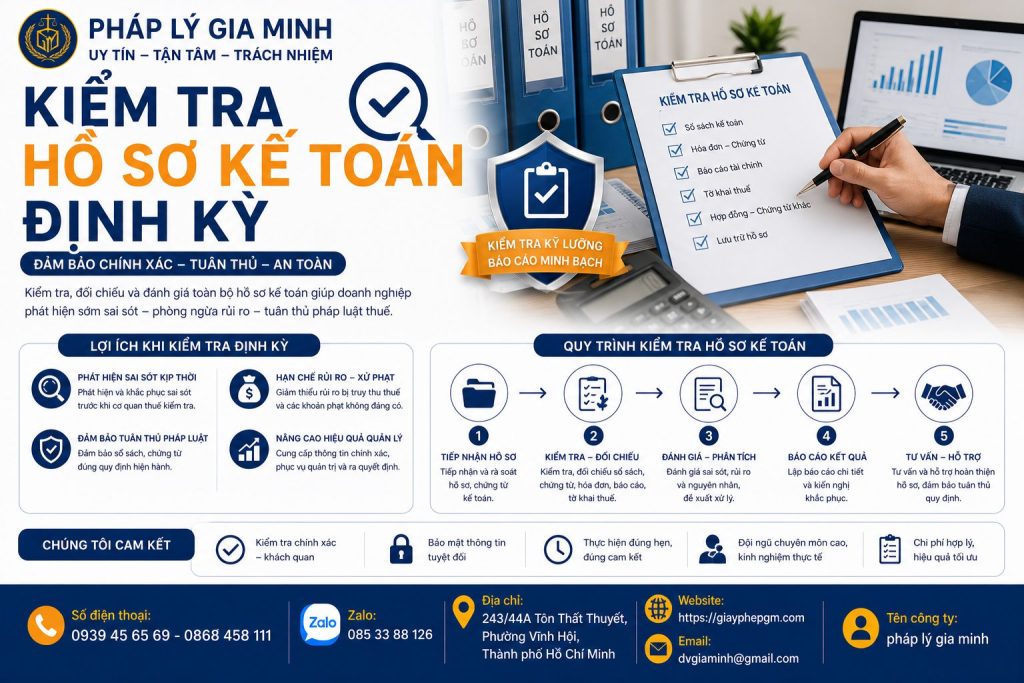 Kiểm tra hồ sơ kế toán định kỳ