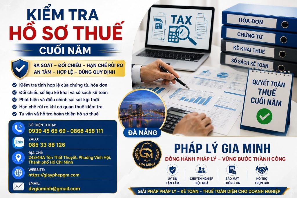 Kiểm tra hồ sơ thuế cuối năm Đà Nẵng
