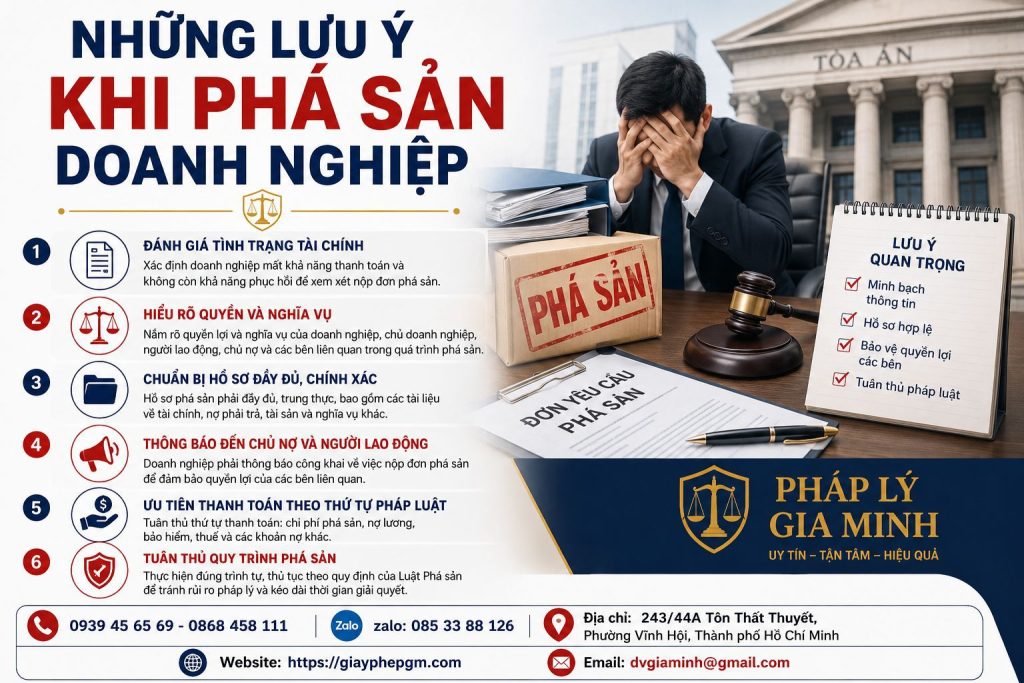 Những Lưu Ý Khi Phá Sản Doanh Nghiệp
