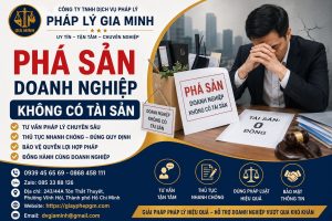 Phá Sản Doanh Nghiệp Không Có Tài Sản