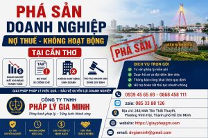 Phá Sản Doanh Nghiệp Nợ Thuế Không Hoạt Động Tại Cần Thơ