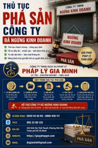 Thủ Tục Phá Sản Công Ty Đã Ngừng Kinh Doanh