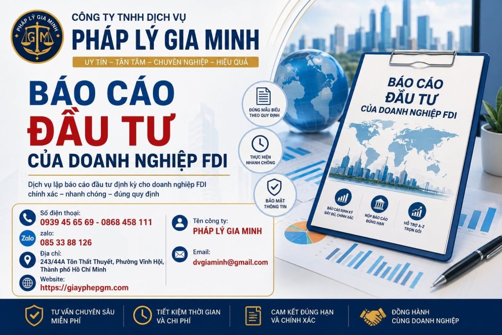 Báo Cáo Đầu Tư Của Doanh Nghiệp FDI