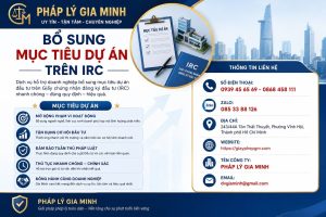 Bổ Sung Mục Tiêu Dự Án Trên IRC