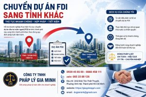 Chuyển Dự Án FDI Sang Tỉnh Khác