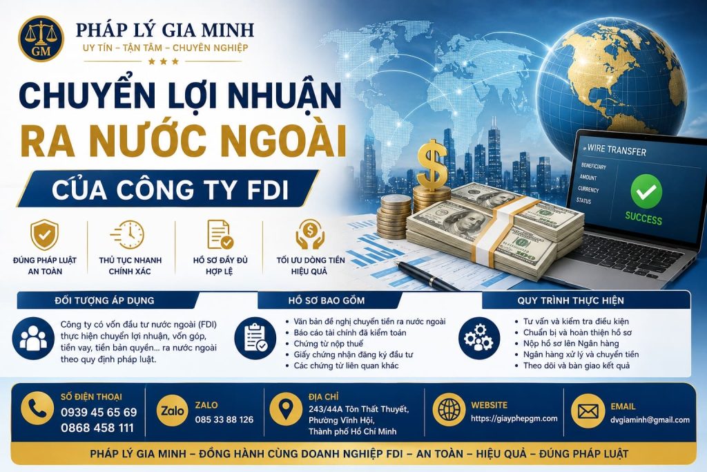 Chuyển Lợi Nhuận Ra Nước Ngoài Của Công Ty FDI