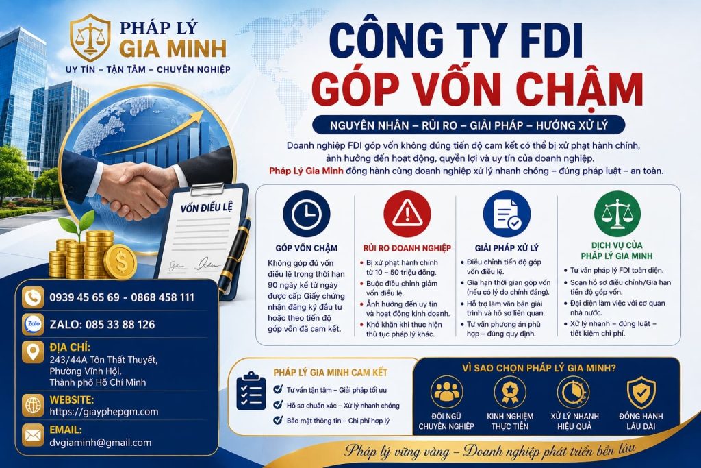 Công Ty FDI Góp Vốn Chậm