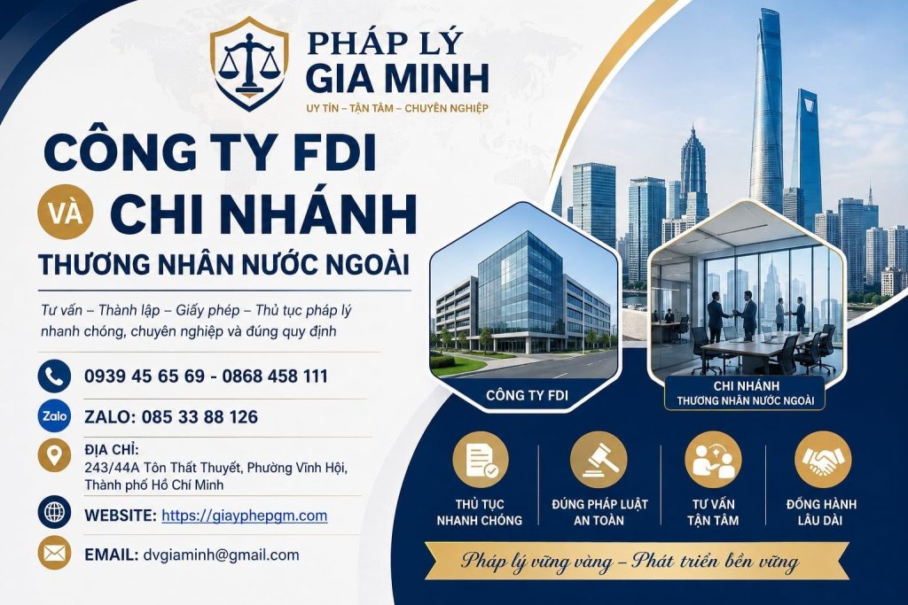 Công Ty FDI Và Chi Nhánh Thương Nhân Nước Ngoài