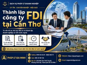 Thành lập công ty FDI tại Cần Thơ