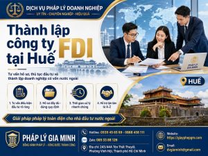 Thành lập công ty FDI tại Huế