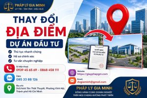 Thay Đổi Địa Điểm Dự Án Đầu Tư