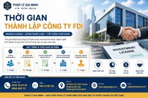 Thời gian thành lập công ty FDI