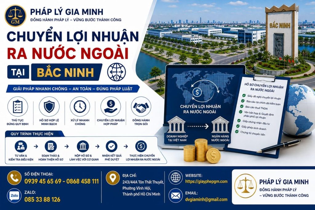 Chuyển lợi nhuận ra nước ngoài tại Bắc Ninh